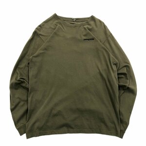 古着 パタゴニア Patagonia L/S Tシャツ カーキ