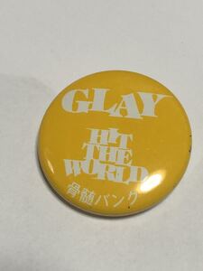 GLAY グレイ　骨髄バンク　 缶バッジ　　( バッチ)