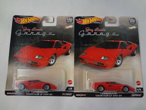 ホットウィール　Hot Wheels　LAMBORGHINI COUNTACH LP 5000 QV　ランボルギーニ カウンタック　2台セット