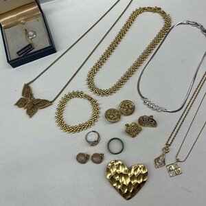 D072-△★ レディース アクセサリー まとめ セット GIVENCHY/ NINA RICCHI /WEDGWOOD ネックレス イヤリング ブローチ 指輪 1点箱付き