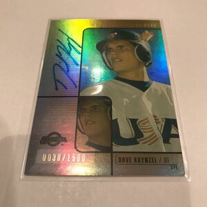 Dave Krynzel 2000 UD SPX RC auto /1500