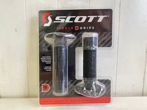 【 値下げ ! 】 【 新品 未使用 】 SCOTT グリップ セット 黒 / モトクロス バイク/ SCOTT SINGLE D GRIPS 51-1201 / 管理STHR