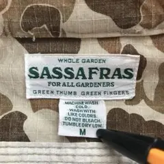 SASSAFRAS ササフラス　TREE CHOPPER HALF シャツ