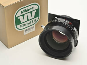 Nikon Nikkor W 300mmF5.6 8x10カメラ 標準レンズ 新同品 8x10（ジナー　リンホフ　ディアドルフ　タチハラ　トヨビュー）大判カメラ