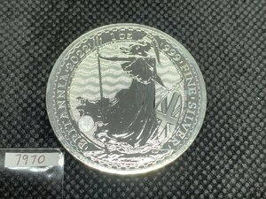 31.1グラム 2022年 (新品) イギリス「ブリタニア」純銀 1オンス 銀貨