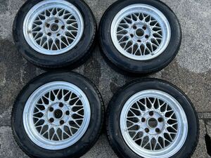 マツダ RX-7 FC3S アンフィニ純正 BBS 15インチ 6.5J +40 5H PCD114.3 4本セット RX7 当時物