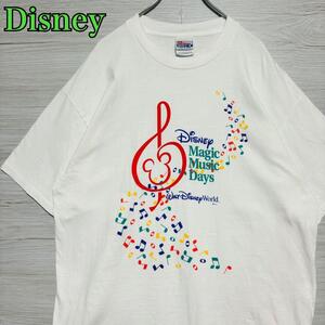 【入手困難】Disney ディズニー　90s Tシャツ　XLサイズ　ヴィンテージ　半袖　海外輸入　一点物　キャラクター　ディズニーランド