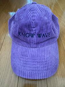 KNOW WAVE CAPコーデュロイキャップ 