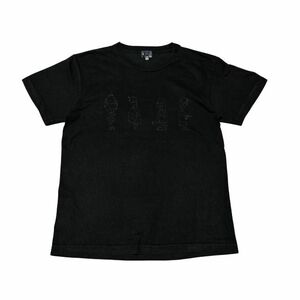 タケオキクチ ブラック Tシャツ デザインT メンズ　　TAKEO KIKUCHI 雅瀬653