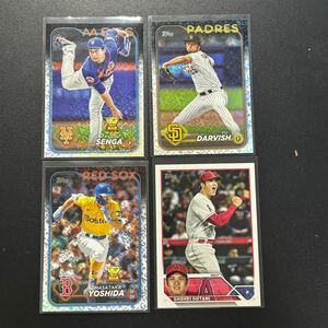 [4枚セット] 大谷翔平 ダルビッシュ有 千賀滉大 吉田正尚 Topps SET MLBカード ASG パラレル and Base 