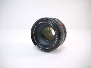 957 MINOLTA MC ROKKOR-PF 1:1.7 f=50mm 2111729 ミノルタ 単焦点レンズ MFレンズ カメラレンズ