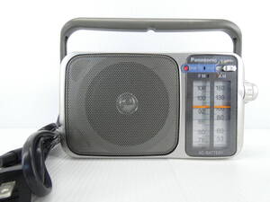 ★☆Panasonic ワイドFM対応 FM/AMポータブルラジオ RF-2400A 動作品 ACコード付き☆★