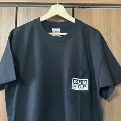 新品 アメリカ製 SUB POP Tシャツ bayside サブポップ ブラック