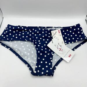 新品　未使用　princess tam tam UNIQLO S スイムショーツ　ヒップハンガー　ドット　タグ付き　ビキニ　水着　フランスブランドコラボ