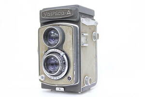 【訳あり品】 ヤシカ Yashica-A Yashikor 80mm F3.5 二眼カメラ v7927