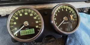 EJ650A　W650　スピードメーター　動作品　LED付き　検）W400/W800