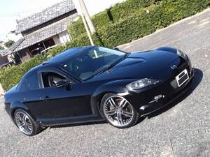 RX8　タイプS　6MT　RE雨宮マフラー　19アルミ　ローダウン ムーンルーフ　本革シート　純正LSD　BOSEサウンドシステム　検令和7年1月迄！