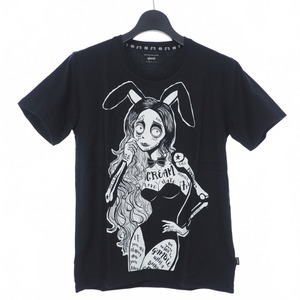 未使用品 グラム glamb Zombie lady T ゾンビレディ プリント Tシャツ カットソー 半袖 1 黒 ブラック メンズ