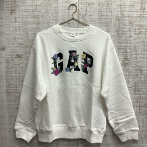 A383◇GAP | ギャップ　美品　トレーナー　ホワイト　サイズM