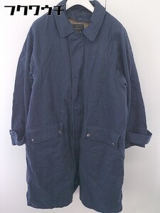 ◇ ◎ w closet ダブルクローゼット ライナー付き ジップアップ 長袖 ステンカラーコート サイズ F ネイビー メンズ