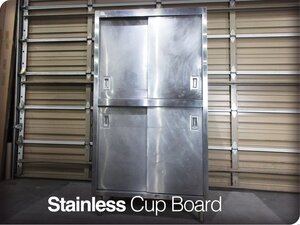 ■Stainless Cupboard■高級■業務用■キッチンキャビネット/ステンレス食器庫/食器保管庫■khhk955k