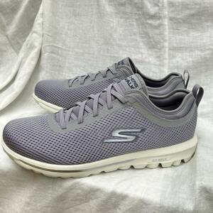 新品未使用品 ★スケッチャーズ skechers★メンズ 25.0cm 『ゴー ウォーク トラベル』グレー ウォーキングシューズ スニーカー 216457/LTGY