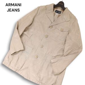 イタリア製★ ARMANI JEANS アルマーニ ジーンズ 通年 コットン カバーオール ワーク ジャケット Sz.46　メンズ　I4T04325_C#O