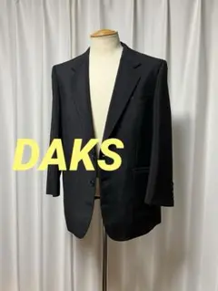 DAKS ダックス　ウールテーラードジャケット　ブラック　フォーマル　カジュアル