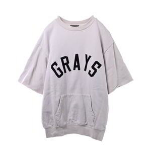 Fear of God GRAYS カットオフ 半袖スウェット XS ライトグレー フィアオブゴッド KL4BCBKL50