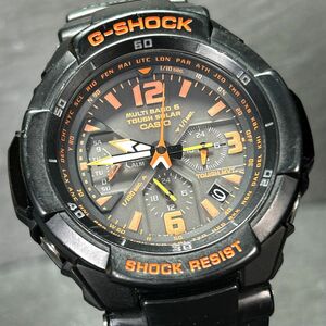 美品 CASIO カシオ G-SHOCK ジーショック スカイコックピット Master of G GRAVITYMASTER GW-3000B-1A 腕時計 電波ソーラー アナログ