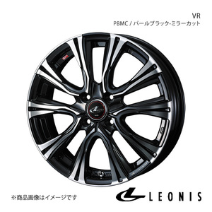 LEONIS/VR フィット/フィットアリア GD1/2/3/4/5/6/7/8/9 アルミホイール1本【15×5.5J 4-100 INSET43 PBMC】0041212