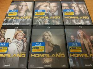 HOMELAND ホームランド シーズン１-６　未開封Blu-ray　クレア・デインズ/モリーナ・バッカリン/ロバート・ネッパー/ダミアン・ルイス