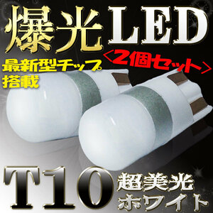 【送料無料】 T10タイプ LEDバルブ ホワイト ジムニーワイド JB33W 43W ポジション用 2コセット スズキ 車内灯