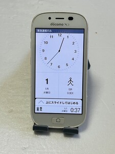 docomo　ドコモ　らくらくスマートフォン F-06F 簡易動作確認＆初期化OK 判定〇 稼動品