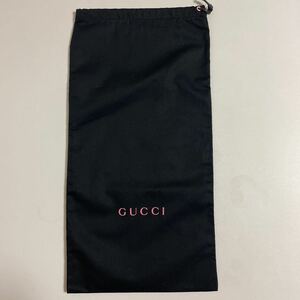 即決☆GUCCI グッチ 保存袋 袋 巾着 レア 44×22cm ②