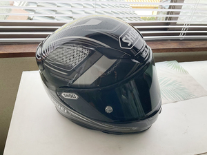 美品 SHOEI Z-7 DOMINANCE TC-5 (SILVER/BLACK) Lサイズ + ダークスモークシールド付