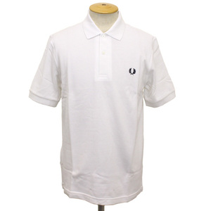 FRED PERRY (フレッドペリー) M3N THE ORIGINAL FP SHIRT (オリジナルポロシャツ) イングランド製 全3色 FP273 White / Navy-38