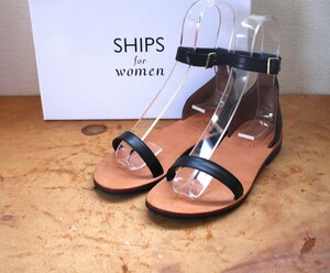 ★シップス/SHIPS 『アンクルストラップサンダルsize23.5-24cmM』古着のgplus広島 2406s1　