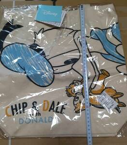正規品 ドナルド・ダック チップとデール トートバッグ バッグ バック ディズニー Disney DONALD DUCK CHIP & DALE tote bag