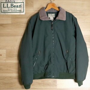 +6R/R1.16-1　L.L.Bean　エルエルビーン　ウォームアップジャケット　ナイロンジャケット　ブルゾン　ジャンパー　シンサレート　M　古着