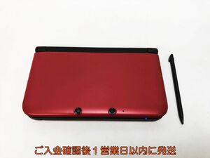 【1円】ニンテンドー3DSLL 本体 レッド/ブラック 任天堂 SPR-001 初期化/動作確認済 3DS LL J07-182yk/F3