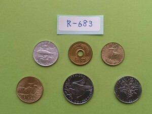 外国コイン　バチカン　 (Rー６８３)　バチカン市国の硬貨　おまとめ　５枚