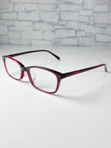 +1.50 JINS Slim Acetate LCF-20A-126 ジンズ スクエア型 ワインササ 老眼鏡 良品