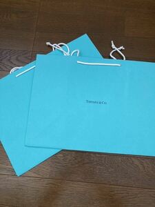 ティファニー 紙袋 TIFFANY ショッパー 2枚セット