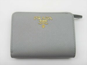 【未使用】正規品 PRADA プラダ サフィアーノ バイカラー 二つ折り財布 1ML018 ZLP F0NNT00 6K83 E4/BE3