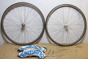 超希少25周年記念モデル!○○SHIMANO シマノ HB/FH-7700 DURA-ACE ARAYA アラヤ PROSTAFF シマノ10s対応 チューブラー ホイールセット 美品