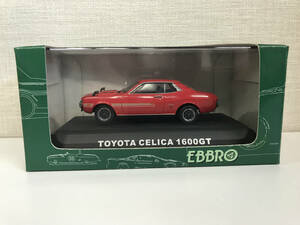 【１円スタート】1/43 エブロ トヨタ セリカ 1600GT 赤 TOYOTA CELICA 1600GT Red 85 EBBRO ZK