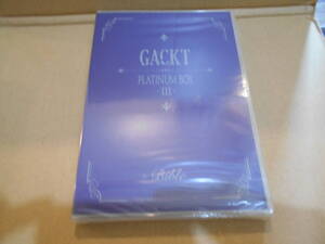 DVD2点で送料無料◆正規版 GACKT PLATINUM BOX III BIBLE 未開封