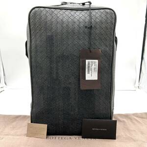 1円【アメリカ限定 定価45万】新品未使用 ボッテガヴェネタ BOTTEGA VENETA リュック イントレチャート 摩天楼 スカイライン レザー 493184