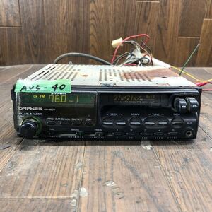 AV5-40 激安 カーステレオ MITSUBISHI ORPHES オルフェス CH-8803G カセット FM/AM テープデッキ 本体のみ 通電確認済み 中古現状品